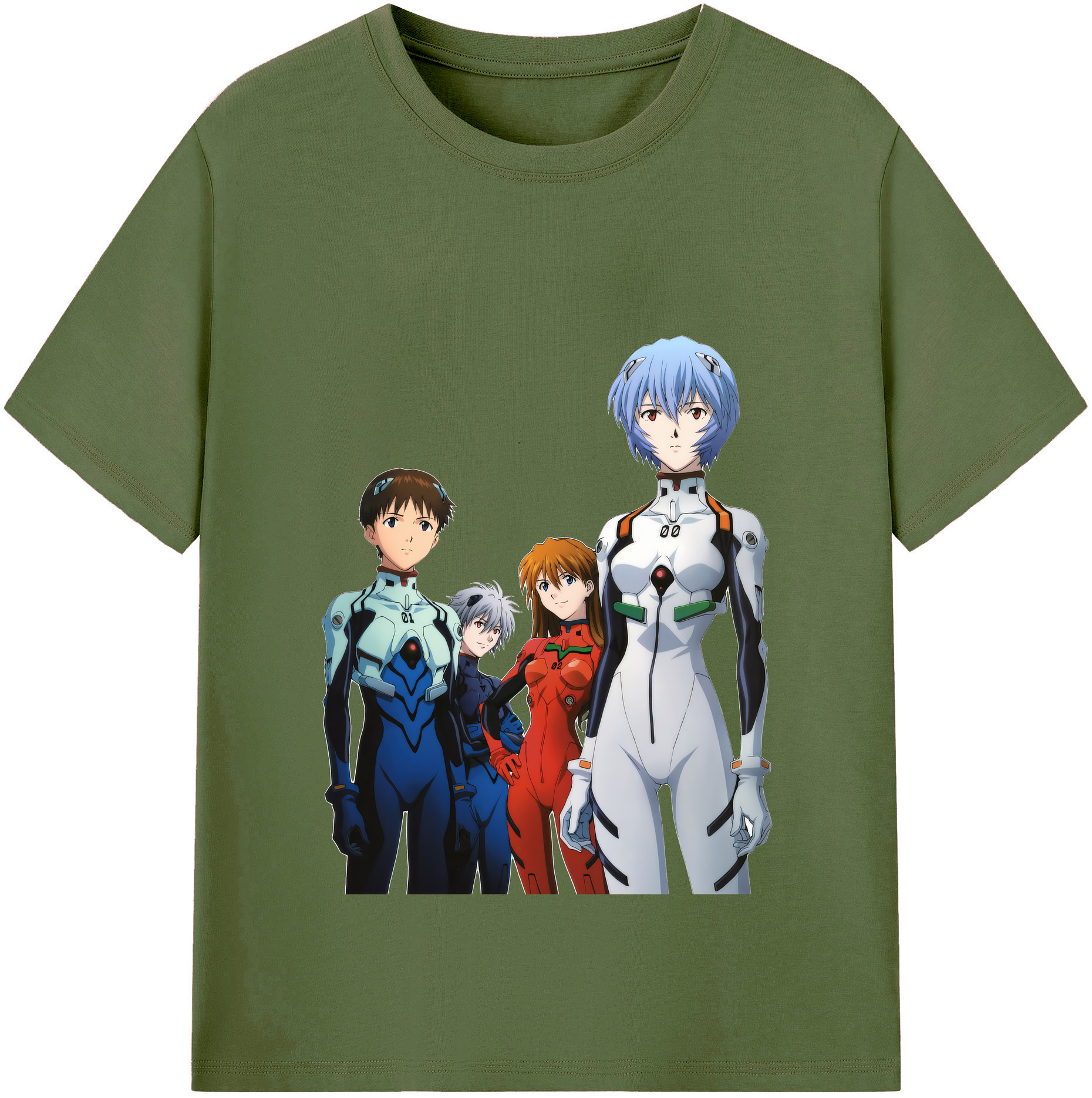 （画像用） EVA 新世紀エヴァンゲリオン 綿100％半袖Tシャツ（フロントプリント）